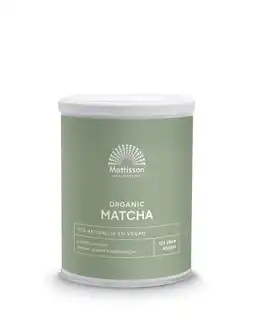 De Online Drogist Mattisson healthstyle biologischematcha poeder 125gr aanbieding