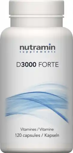 De Online Drogist Nutramin d3000 forte capsules 120cp aanbieding