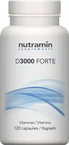 De Online Drogist Nutramin d3000 forte capsules 120cp aanbieding