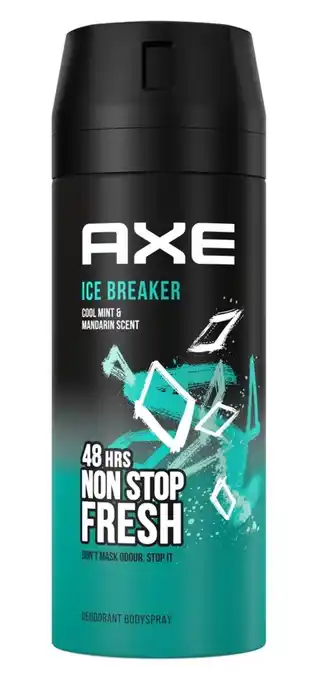 De Online Drogist Axe ice breaker deodorant & bodyspray 150ml aanbieding