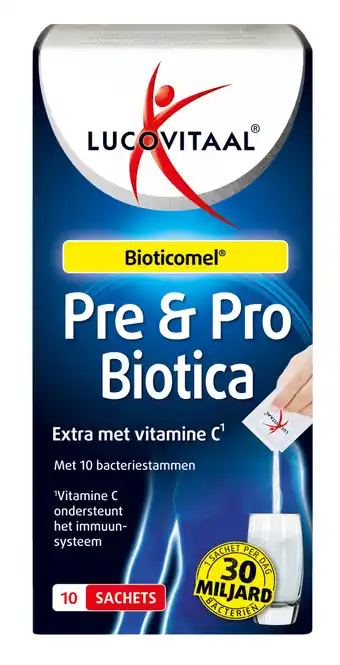 De Online Drogist Lucovitaal pre & probiotica sachets 10st aanbieding