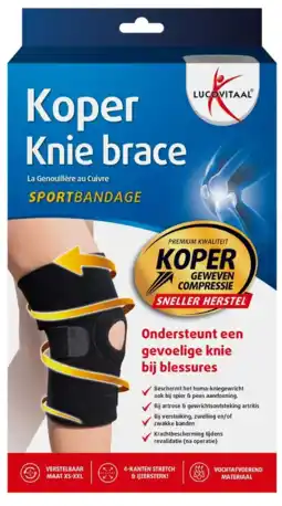 De Online Drogist Lucovitaal knie brace koper 1st aanbieding