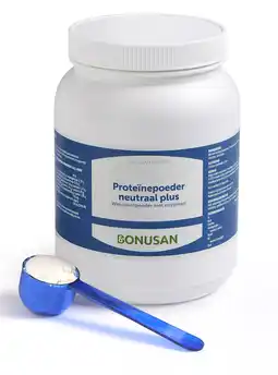 De Online Drogist Bonusan proteinepoeder neutraal plus 500gr aanbieding