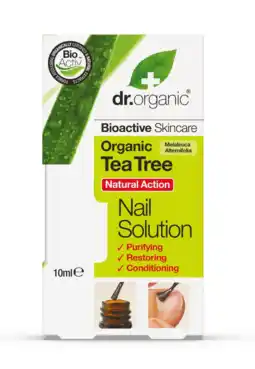 De Online Drogist Dr organic tea tree nail solution 10ml aanbieding