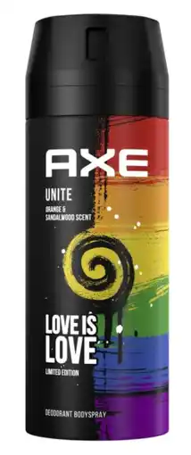 De Online Drogist Axe unite deodorant bodyspray 150ml aanbieding