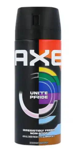 De Online Drogist Axe unite deodorant bodyspray 150ml aanbieding