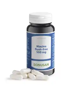 De Online Drogist Bonusan niacine flush-free 500 mg capsules 60cp aanbieding