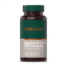 De Online Drogist Bonusan niacine flush-free 500 mg capsules 60cp aanbieding