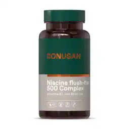 De Online Drogist Bonusan niacine flush-free 500 mg capsules 60cp aanbieding