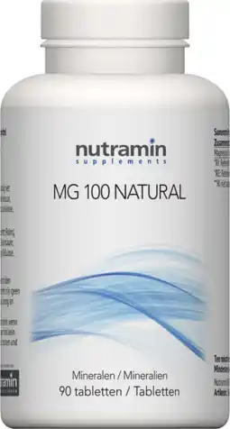 De Online Drogist Nutramin mg 100 natural tabletten 90tb aanbieding