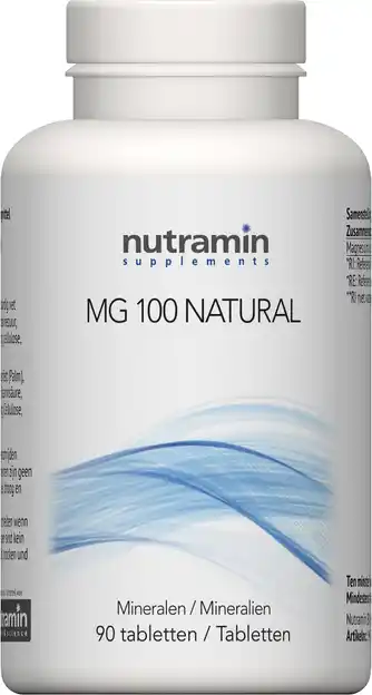 De Online Drogist Nutramin mg 100 natural tabletten 90tb aanbieding