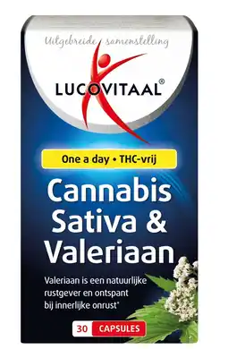 De Online Drogist Lucovitaal cannabis sativa & valeriaan 30cp aanbieding