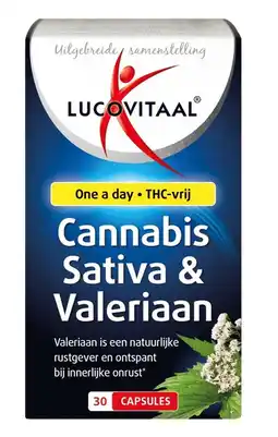 De Online Drogist Lucovitaal cannabis sativa & valeriaan 30cp aanbieding