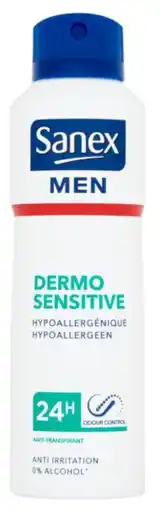 De Online Drogist Sanex men dermo sensitive deodorant spray 200ml aanbieding