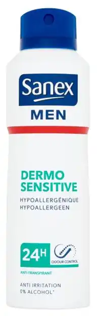 De Online Drogist Sanex men dermo sensitive deodorant spray 200ml aanbieding