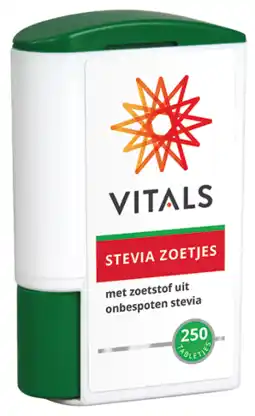 De Online Drogist Vitals stevia zoetjes 250tb aanbieding