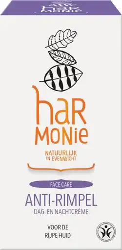 De Online Drogist Harmonie anti rimpel dag & nachtcreme 50ml aanbieding