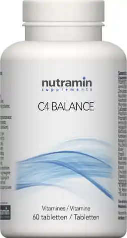 De Online Drogist Nutramin c4 balance tabletten 60tb aanbieding