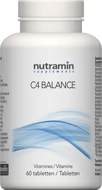 De Online Drogist Nutramin c4 balance tabletten 60tb aanbieding