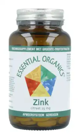 De Online Drogist Essential organics zink tabletten 90tb aanbieding