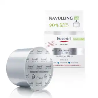 De Online Drogist Eucerin hyaluron-filler dagcrème spf15 navulling 50ml aanbieding