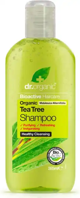 De Online Drogist Dr organic tea tree shampoo 265ml aanbieding