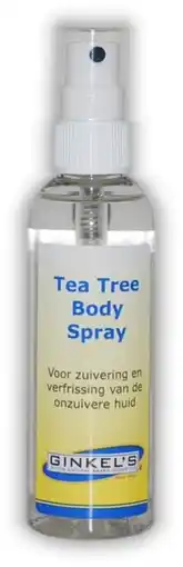 De Online Drogist Ginkel's tea tree bodyspray 100ml aanbieding