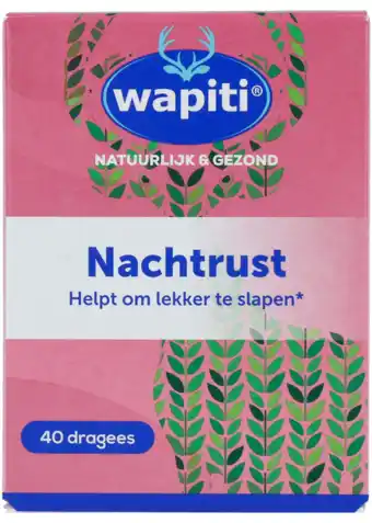 De Online Drogist Wapiti nachtrust dragees 40st aanbieding