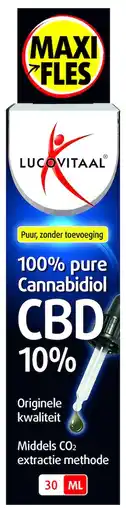 De Online Drogist Lucovitaal cannabidiol cbd olie 10% 30ml aanbieding