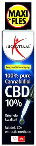 De Online Drogist Lucovitaal cannabidiol cbd olie 10% 30ml aanbieding
