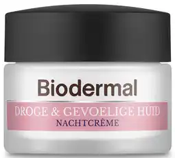 De Online Drogist Biodermal droge & gevoelige huid nachtcrème 50ml aanbieding