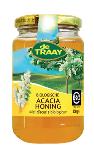 De Online Drogist De traay acaciahoning biologisch 350gr aanbieding