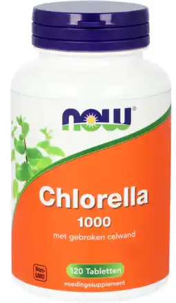 De Online Drogist Now chlorella 1000mg tabletten 120st aanbieding