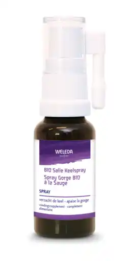 De Online Drogist Weleda salie keelspray bio 20ml aanbieding