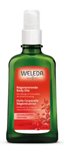 De Online Drogist Weleda granaatappel regenererende body olie 100ml aanbieding