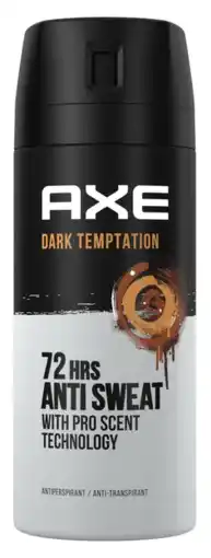 De Online Drogist Axe dark temptation anti-transpirant spray 150ml aanbieding