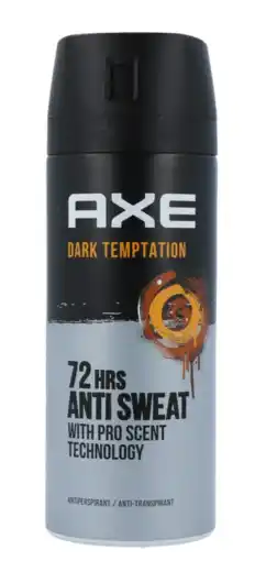 De Online Drogist Axe dark temptation anti-transpirant spray 150ml aanbieding