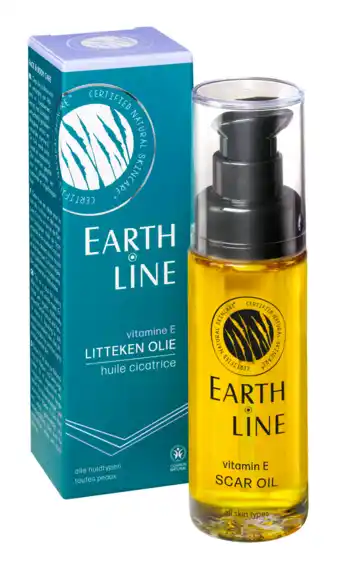 De Online Drogist Earth line vitamine e litteken olie 30ml aanbieding