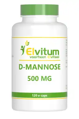 De Online Drogist Elvitum d`mannose 500mg vegicaps 120cp aanbieding