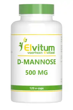 De Online Drogist Elvitum d`mannose 500mg vegicaps 120cp aanbieding