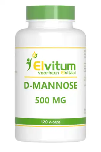 De Online Drogist Elvitum d`mannose 500mg vegicaps 120cp aanbieding