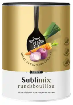 De Online Drogist Sublimix rundsbouillon glutenvrij 540gr aanbieding