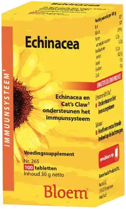 De Online Drogist Bloem echinacea tabletten 100tb aanbieding