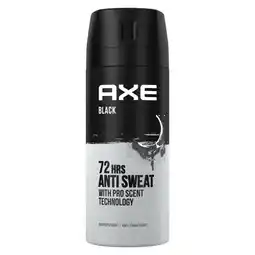 De Online Drogist Axe black anti-transpirant spray 150ml aanbieding