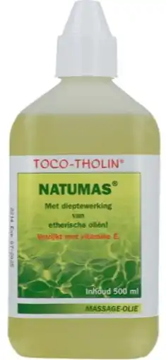 De Online Drogist Toco tholin natumas massage olie 500ml aanbieding