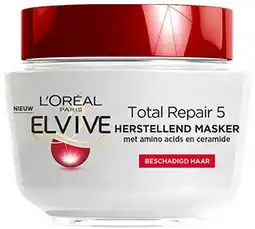 De Online Drogist Elvive masker total repair 5 300ml aanbieding