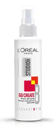 De Online Drogist L'oréal paris studio line gel spray go create 150ml aanbieding