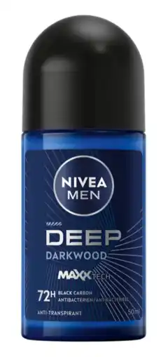 De Online Drogist Nivea men deep roll-on 50ml aanbieding