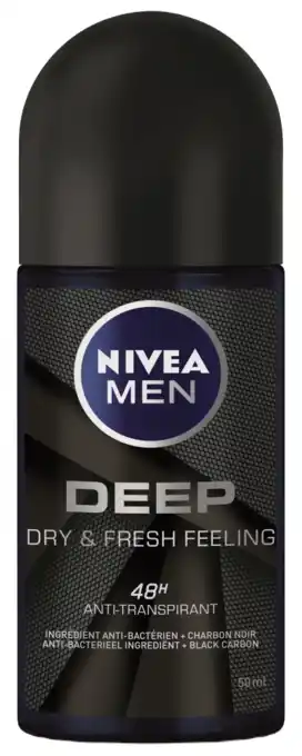 De Online Drogist Nivea men deep roll-on 50ml aanbieding