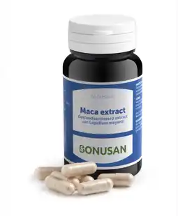 De Online Drogist Bonusan maca extract capsules 60cp aanbieding